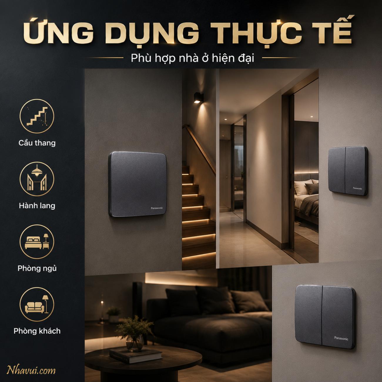 Công tắc E đảo chiều Minerva Panasonic PLS WMT594-VN